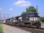 NS 8937 On NS 251 With Three Jack"s Eastbound